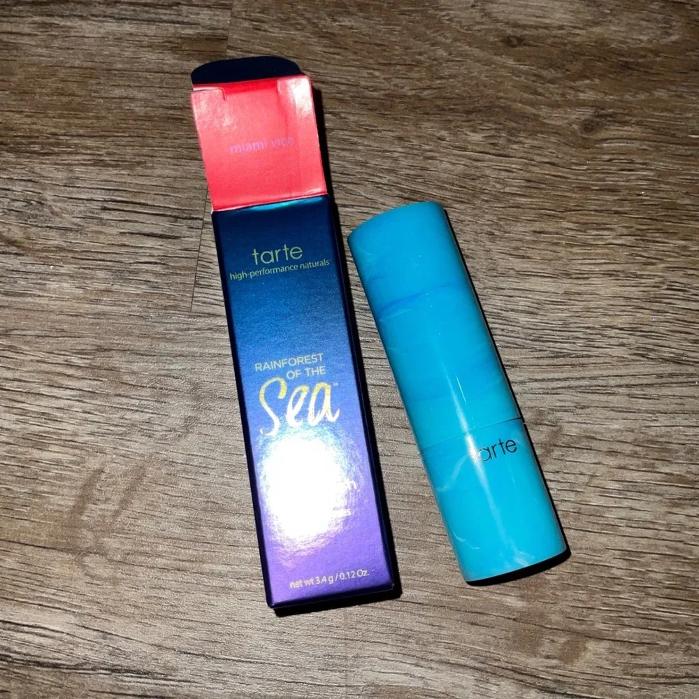 Tarte Color Splash Lipstick Rainforest of the Sea Miami Vice Creamy Matte Finish